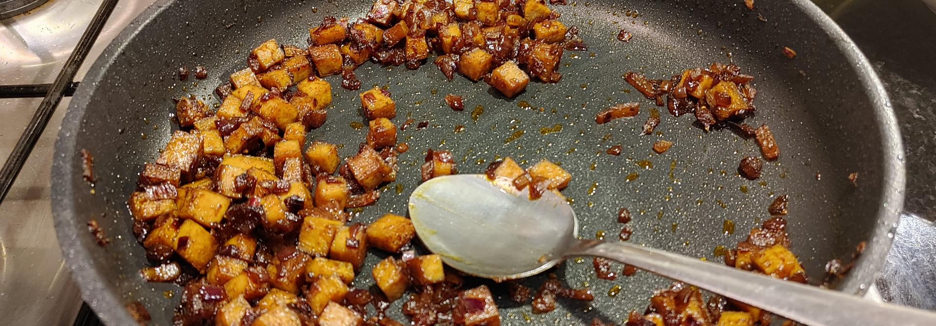knuspriger Räuchertofu